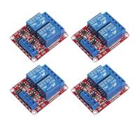 GTIWUNG 4 Pièces 24V 2-Canal Relais Module,2 Canaux Module de Relais Déclencheur Haut/Bas, Carte d'Extension de Relais Déclenchement avec Optocoupleur