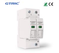 GTRIC 2P AC SPD dispositif de protection contre les surtensions 40KA 60KA 220V 385V maison anti-surtension dispositif de protection contre les surtensions solaire basse tension