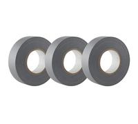 GTSE - Ruban Isolant Électrique PVC 19 mm x 20 m Gris Lot de 3 rouleaux | Résistant et autocollant - pour isoler, réparer et protéger les fils électriques - usage électricien et bricolage