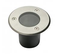 GTV Spot encastrable Alfa Mini GU10 10 W IP67 aspect acier inoxydable gris ON-ALFAOGU10-06-MINI
