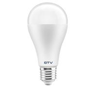 GTV Ampoule LED E27 20W, Forme A65, Flux Lumineux 2400lm, Équivalent 148W Incandescent, Lumière Blanche Neutre 4000K, Angle 200, Éclairage Domestique et Professionnel
