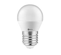 GTV Ampoule LED E27 Forme Goutte B45, 6W équivalent 43W, 520 Lumens, Lumière Blanc Chaud 3000K, Angle de Faisceau 160, Éclairage Ambiant pour Maison et Bureau