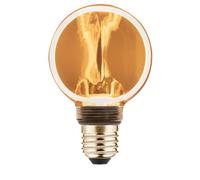 GTV Ampoule LED Glow G80 E27 4 W 190 lm 1800 K blanc chaud 230 V 320° Décoration rétro vintage