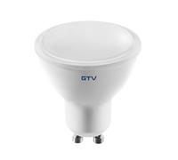 GTV Ampoule LED GU10 Dimmable, Spot 7W (équivalent 45W), 560 Lumens, Lumière Blanc Neutre 4000K, Angle d'éclairage 120, Idéal pour Plafonnier Encastré et Rail, Blanc