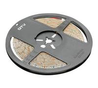 GTV Bande LED 5 m Flash 2835 MW 120 LED à intensité variable Autocollant 7,3 W 12 V CC Blanc froid 6500 K Pour meubles de cuisine, divisible tous les 2,5 cm