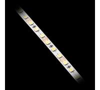 GTV Bande LED Flash 2835 de 5 m, 600 LED 120/m, intensité variable, 10 W/m, 12 V DC, 5 mm de large, divisible tous les 5 cm, blanc neutre 4000 K