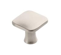 GTV - Bouton PIAZZA aspect acier inoxydable 30 x 30 mm I Boutons de meuble avec vis I Boutons d'armoire Boutons de cuisine Bouton de porte Poignée de tiroir Poignée de meuble I Coquillage : galvanisé,