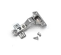 GTV Charnière d'Angle 30 pour Meuble, ZP-KT30H2-BE, Réglage 3D, Mécanisme à Ressort, Montage Slide-On, Acier Finition Nickel, pour Porte de Placard de Cuisine