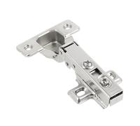 GTV Charnières de meuble INHC à recouvrement total, fermeture douce Soft Close, montage Clip-on, durabilité 80 000 cycles, réglage 3D, pour porte de cuisine, lot de 2