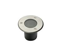 GTV Éclairage Alfa Mini, max. 10 W, GU10, IP67, AC220-240 V, 50/60 Hz, aspect acier inoxydable, ON-ALFAOGU10-06-MINI, gris