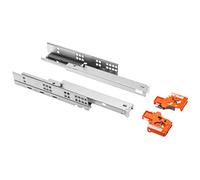 GTV - Instructions de montage inférieures P2O L=550, Slide moderne, plaque 18 mm - Glissière sous le sol - Glissières de tiroir - Charge maximale 25 kg - 1 set = 2 pièces