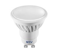 GTV Lampe LED spot GU10 4000K blanc neutre, lumineuse - sans scintillement, durable - pour éclairage LED cuisine, bureau et atelier