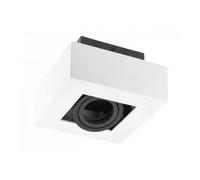 GTV Lighting - Plafonnier ASTER - Plafonnier - Lampe de plafond - Lampe en saillie - AC 220-240 V, 50/60 Hz, GU10, max. 20 W, IP20, aluminium, blanc