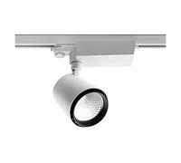 GTV lighting Spot LED X-Line pour système de rail 15 W, 1094 lm, AC 220-240 V, 50/60 Hz, angle d'éclairage 24 *, IP2, Blanc.