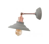 GTV Loret applique murale 1x40 W gris OS-LOR-E27-15-DEC