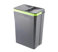 GTV Lot de 10 poubelles AxiSpace, capacité 7 l, pour tiroirs/armoires, en plastique, particules de graphène, compatible avec de nombreux systèmes de tiroirs, couleur anthracite