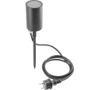 GTV Luminaire de jardin GRAZIE Noir GU10 MAX.20W AC220-240V IP44 1,5m