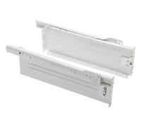 GTV, Metalbox PRESTIGE Système de tiroir, hauteur 54 mm, longueur = 350 mm, blanc, système de guidage, glissières à rouleaux avec fixation réglable