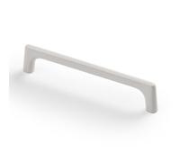 GTV OCTAVIO Poignée de meuble moderne en alliage de zinc, distance de perçage de 128 mm, longueur totale de 139 mm, vis incluses, pour cuisine et placard, cachemire