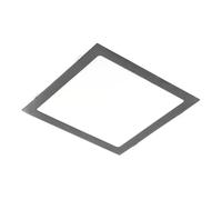 GTV Plafonnier LED Encastrable Carré MATIS PLUS, 24W 2000lm, Downlight 4000K Lumière Neutre, Angle 120, Spot Encastré pour Plafond, Design Moderne Finition Noire