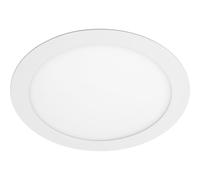GTV Plafonnier LED Encastrable Rond ORIS, 25W 2000lm, IP54 Étanche, Diamètre 300mm, Angle 120, Downlight Extra Plat, Lumière Blanc Chaud 3000K pour Bureau et Cuisine