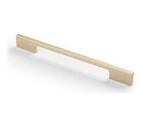 GTV Poignée de Meuble EXTEND - Poignée Barre Aluminium 222 mm, Poignée Cuisine Armoire Or Clair Brossé, Entraxe 192 mm, Poignée de Tiroir Moderne, Quincaillerie de Meuble Design Élégant