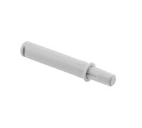 GTV Push to Open Amortisseur de porte d'entrée court - Amortisseur de meubles Ø 10 mm avec embout en caoutchouc gris pour façades sans poignée, montage par perçage AM-OWM-KR-GM-30