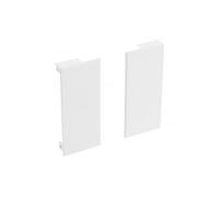 GTV - Raccord MBPRO pour façade intérieure I Connecteur avant intérieur pour tiroirs dans le système Modern Box Pro I Haute hauteur = 199 mm I Couleur blanche I Finition solide