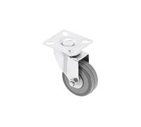 GTV Rouleau de meubles GREYROLL 50 mm gris sans système de blocage KM-GREYROLL-50 mm