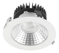GTV Spot LED Encastrable Anti-éblouissement FARO, 10W 800lm, UGR19, Angle 38, 4000K Lumière Neutre, Alimentation TRIDONIC, Plafonnier Downlight pour Bureau, Blanc