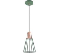GTV Kaliope lampe suspendue 1x40 W vert-doré OS-KAL-E27-26-DEC