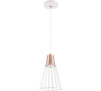 GTV Kaliope lampe suspendue 1x40 W blanc-doré OS-KAL-E27-03-DEC