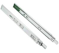 GTV Versalite Touch PRO - Lot de 2 glissières de tiroir, 45 x 600 mm, système de rails Push-to-Open et Soft-Close, rail télescopique, guide-billes, charge maximale : 30 kg, 1 lot = 2 pièces