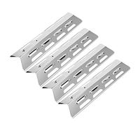 GTYLF 4 Pièces Tente Chauffante pour Gril à Gaz Extérieur BBQ pour Couvercle de Brûleur de Bouclier de Tente en Acier Inoxydable Déflecteur Barbecue Flamme Tam Tentes Chauffantes pour Remplacement de