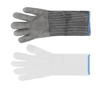 GTYLF résistant avec bras de protection niveaux de manches en d ' acier inoxydable métallique bouchers métal pour viande poisson gants de traitement de la viande