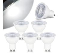 GU10 Ampoules LED 5W, AC 220V Non Dimmable GU10 LED 450LM, Equivalent des ampoules halogènes 40W 50W, sans scintillement (Color : Cool White 6000K, Size : 6 PCS)