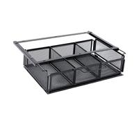 Guangcailun Organisateur de tiroir sous Bureau Coulissant, Facile à Installer, pour la Maison, Le Bureau et la Salle d'étude. Panier Coulissant pour Bijoux, Rangement Invisible.