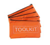 guangzhou 5 pièces Sacs de Rangement à glissière Sac à Outils en Tissu Oxford étanche Sac à Outils matériel Trousses à Outils en Toile Orange