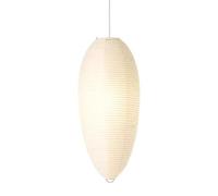 GUANSHAN Lampe pendante en papier d'art créatif simple lampe de plafond en papier naturel fait à la main luminaire suspendu lustre décoratif suspension pour chambre à coucher, salon