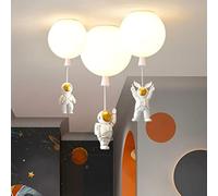 GUANSHAN Lustre en ballon créatif astronaute pour chambre d'enfant, plafonnier pour chambre à coucher, chambre d'enfant