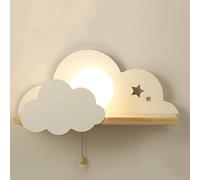GUANSHAN Macaron nuage veilleuse chambre d'enfants applique murale éclairage mural décoratif applique murale fond applique pour chambre, salon, escaliers