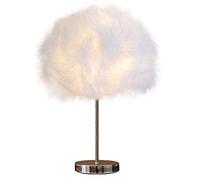 GUANSHAN Plume Lampe De Chevet Abat-Jour Chevet Moderne Plume Table Lumière Bureau Abat-Jour pour Salon, Chambre, Bar, Restaurant, Hôtel