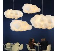 GUANSHAN Simulation Nuage Pendentif Lumière Creative Coton Flottant Plafonnier Décoratif Lumière Pour Chambre, Salle À Manger, Couloir