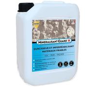 GUARD INDUSTRIE - Durcisseur Invisible Minéralisant Guard H - Imperméabilisant Hydrofuge Effet Perlant Haute Performance, Anti Poussière, Stop Effritement - Fabrication Française - 5 L - Traite 30m2