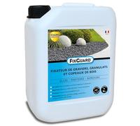 Guard Industrie - FixGuard - Liant fixateur de Graviers, Galets, Copeaux pour Ne Plus Ratisser- Fixe 3 Ans Les Pierres détachées - Résiste souffleur Feuille - 5L - Traite 10m² - sans Solvant