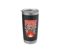 Guardian Of The Grill Grilling Enthusiast B BBQ Master Humour Gobelet isotherme en acier inoxydable double paroi