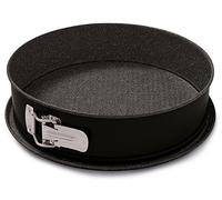 Guardini Blackstone, Moule démontable 1 fond 26 cm, acier avec revêtement anti-adhérent, couleur « black-stone », Pierre Noire