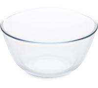 Guardini, Bol en verre borosilicaté, résistant aux chocs thermiques, Ø21 x 10 cm - 2,1 L, transparent/bleu