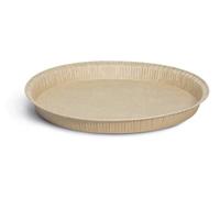 Guardini, Lot de 2 moules à tarte Ø 25 cm, jetables, papier sulfurisé antiadhésif, 100% recyclable, Havane, Made in Italy, Ligne Easy Bake Bio