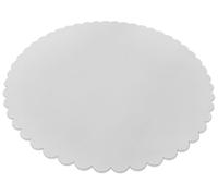 Guardini, Lot de 2 sous-gâteaux Ø 32 cm, jetable, carton, 100% recyclable, blanc, fabriqué en Italie, ligne Easy Bake Bio